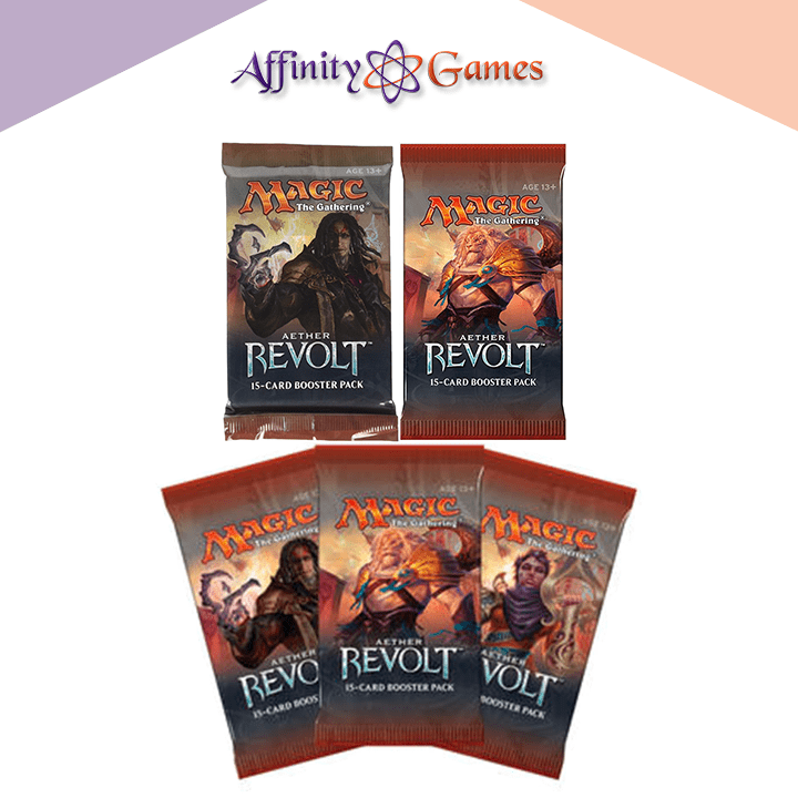 Magic: The Gathering | Aether Revolt | Draft Booster | 5-Pack Bundle