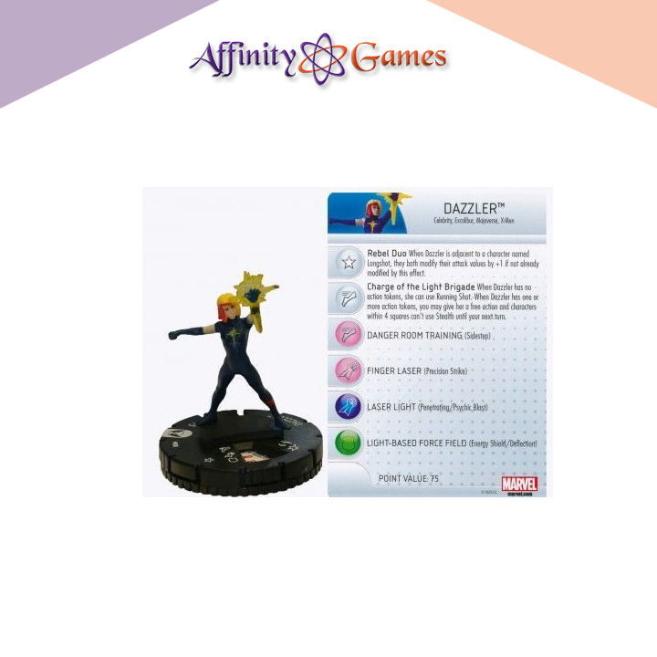 Dazzler #M17-013 Wizkids Promo Marvel Heroclix