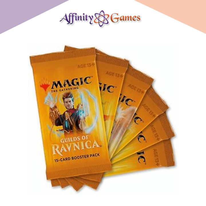Magic: The Gathering | Guilds of Ravnica | Draft Booster | 5-Pack Bundle