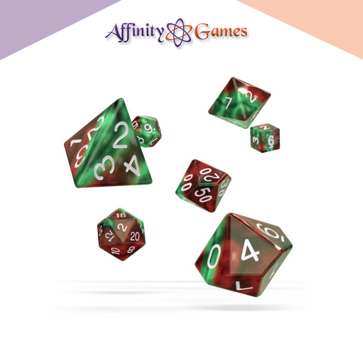 Oakie Doakie Dice | RPG-Set Gemidice (7) | Bloody Jungle