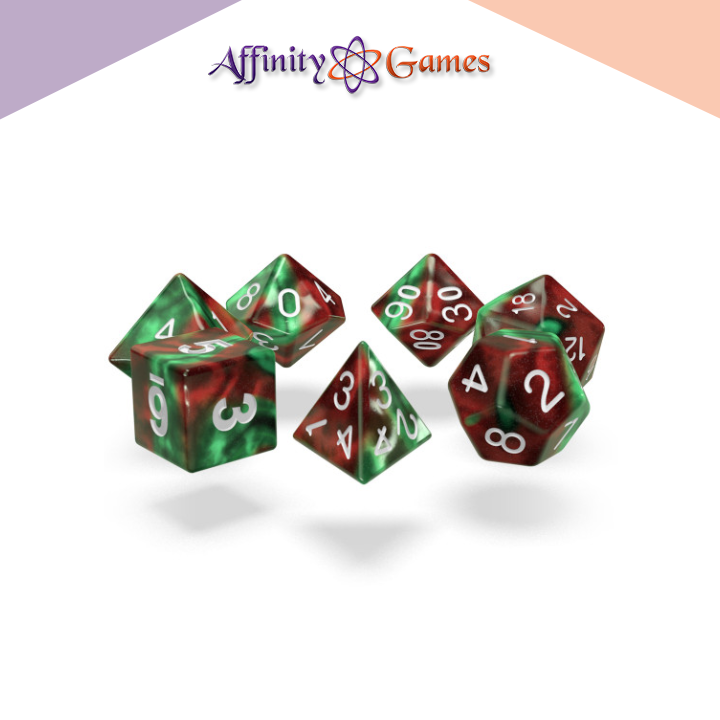 Oakie Doakie Dice | RPG-Set Gemidice (7) | Bloody Jungle