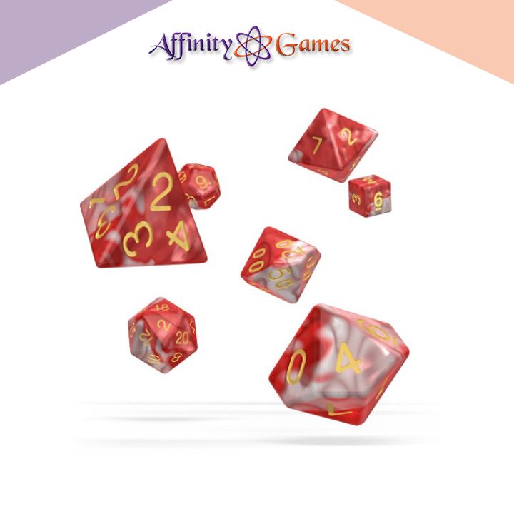 Oakie Doakie Dice | RPG-Set Gemidice (7) | Red Sky