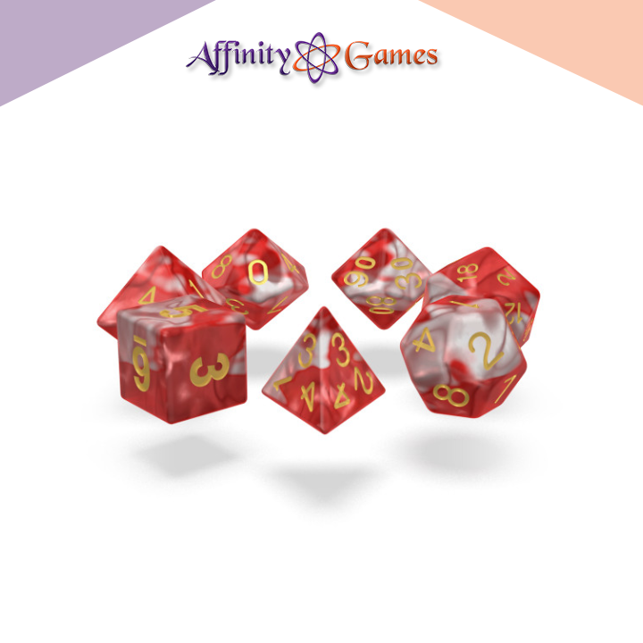 Oakie Doakie Dice | RPG-Set Gemidice (7) | Red Sky
