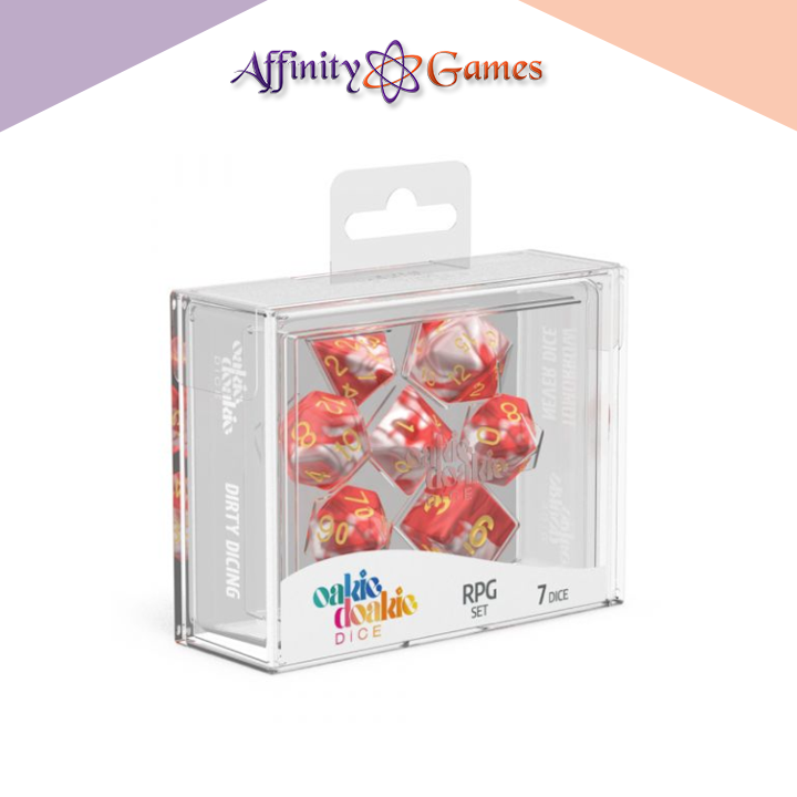 Oakie Doakie Dice | RPG-Set Gemidice (7) | Red Sky