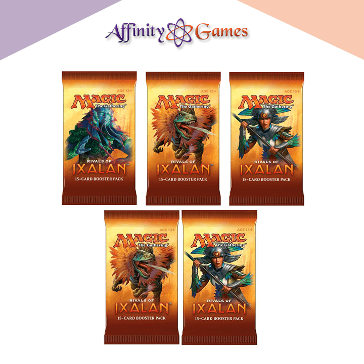 Magic: The Gathering | Rivals of Ixalan | Draft Booster | 5-Pack Bundle