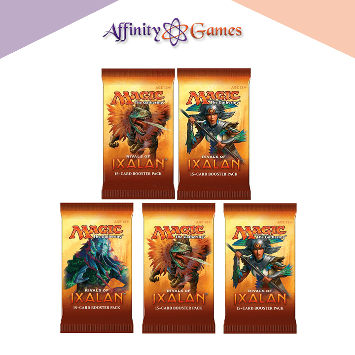 Magic: The Gathering | Rivals of Ixalan | Draft Booster | 5-Pack Bundle
