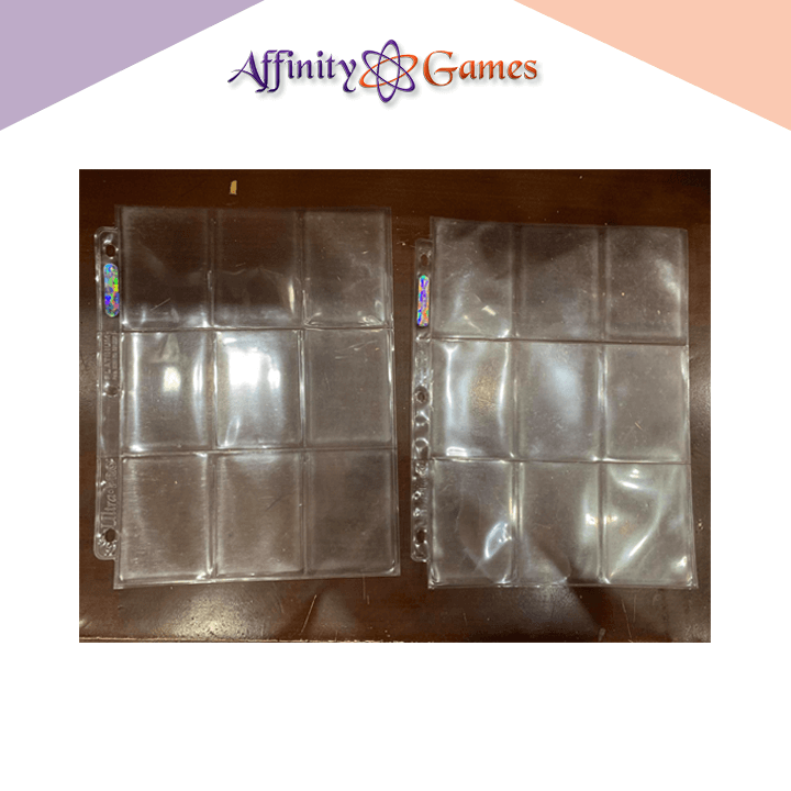 Ultra Pro | 9-Pocket Platinum Sleeves Page | Used