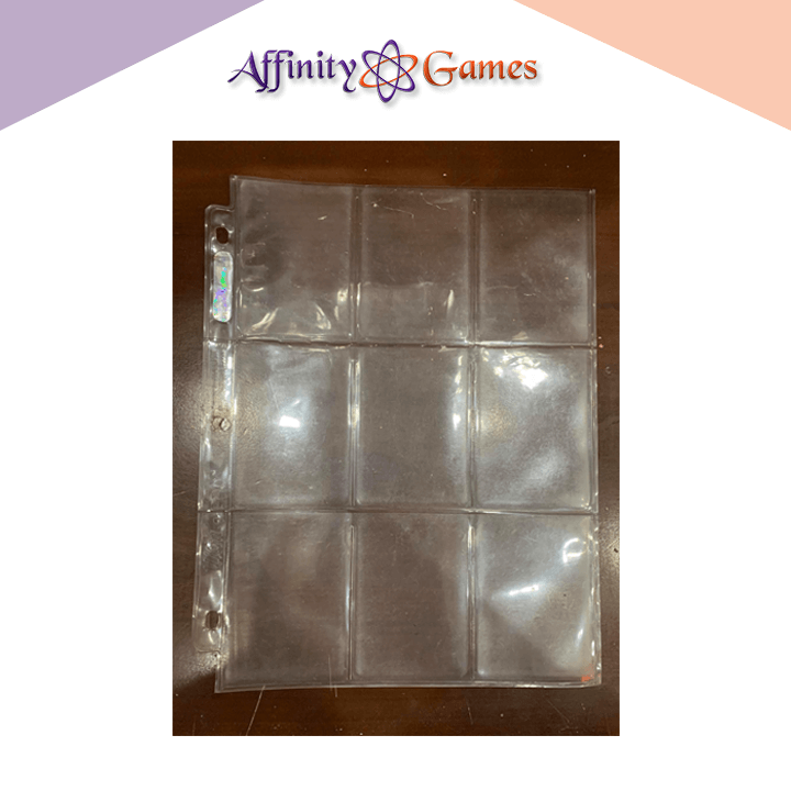 Ultra Pro | 9-Pocket Platinum Sleeves Page | Used