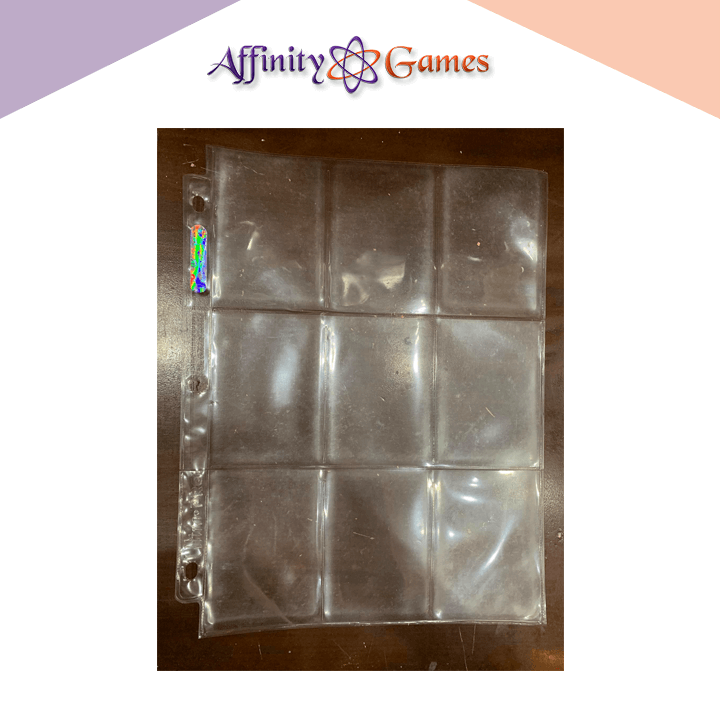 Ultra Pro | 9-Pocket Platinum Sleeves Page | Used