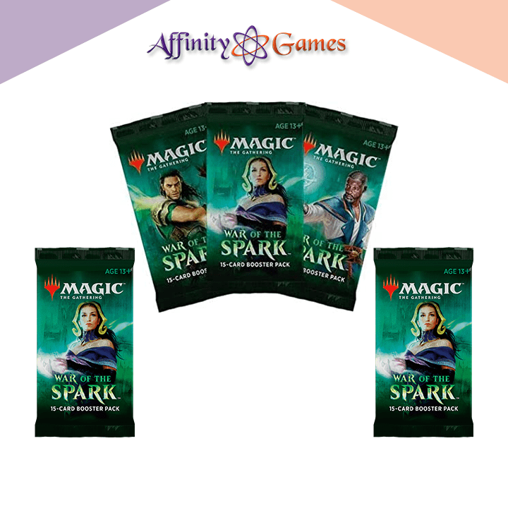 Magic: The Gathering | War of the Spark | Draft Booster | 5-Pack Bundle