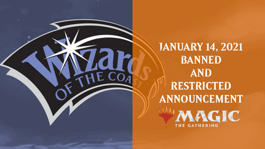 JANUARY 14, 2021 BANNED AND RESTRICTED ANNOUNCEMENT By Ian Duke