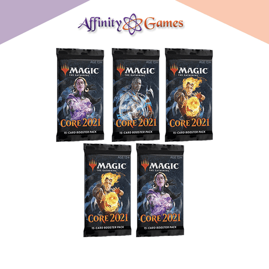 Magic: The Gathering | Core Set 2021 | Draft Booster | 5-Pack Bundle