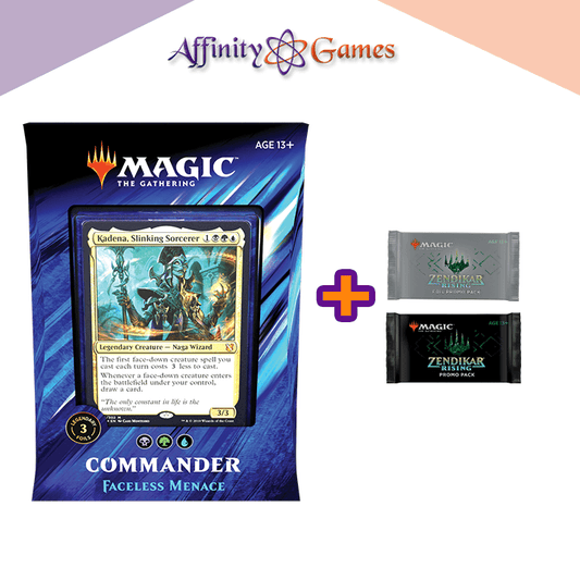 Magic: The Gathering |Commander 2019 | Faceless Menace + Promo Packs