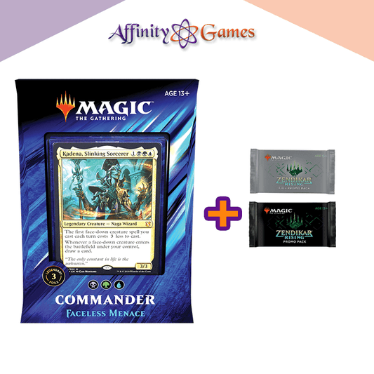 Magic: The Gathering |Commander 2019 | Faceless Menace + Promo Packs