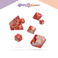 Oakie Doakie Dice | RPG-Set Gemidice (7) | Red Sky