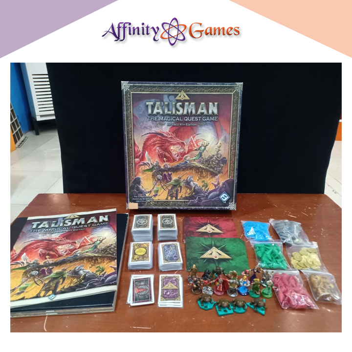 Talisman The Magical Quest Game w/ Custom Painted Minis (Used Copy)