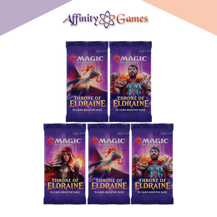 Magic : The Gathering | Throne of Eldraine Draft Booster Pack Bundle